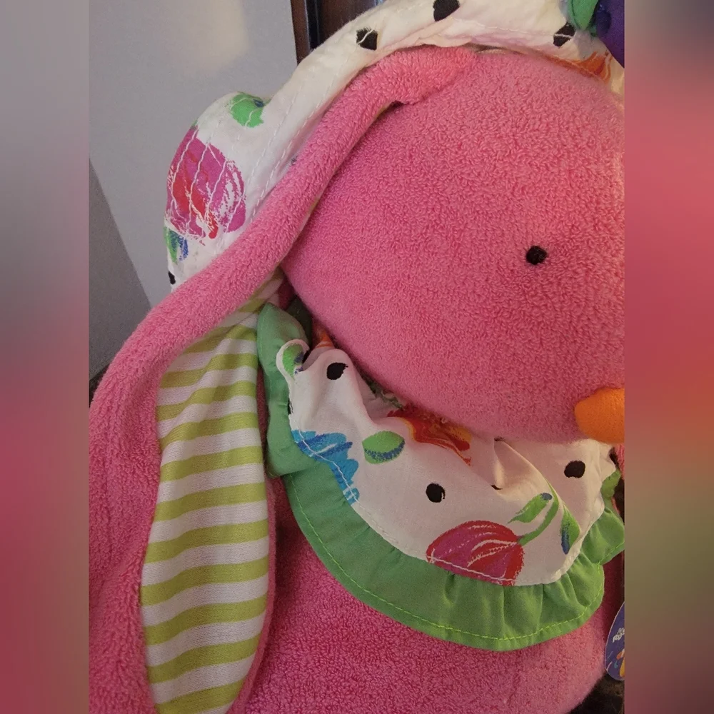 Vintage RARE 17 Inch Hugamuffin Terry Cloth Easter Rabbit - Picture 3 of 7